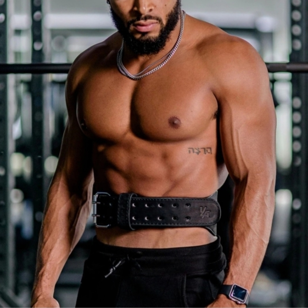 Leather Weightlifting Belt - YoungLA